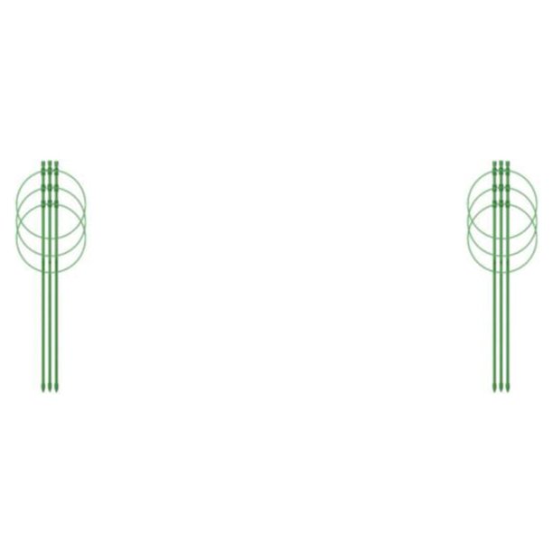 Advancent Fuertes jaulas de soporte para plantas, confiables y fáciles de usar para el desarrollo saludable de plantas Marco de escalada Type1 NO1