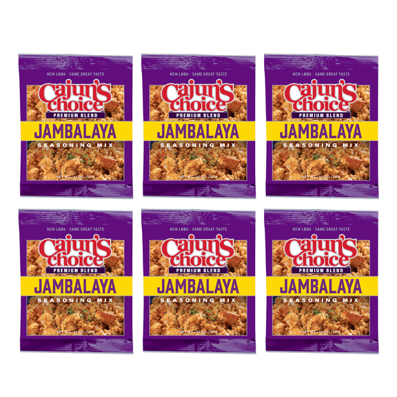 Cajun's Choice Jambalaya Seasoning Packet 0.42oz (6 Pack)
