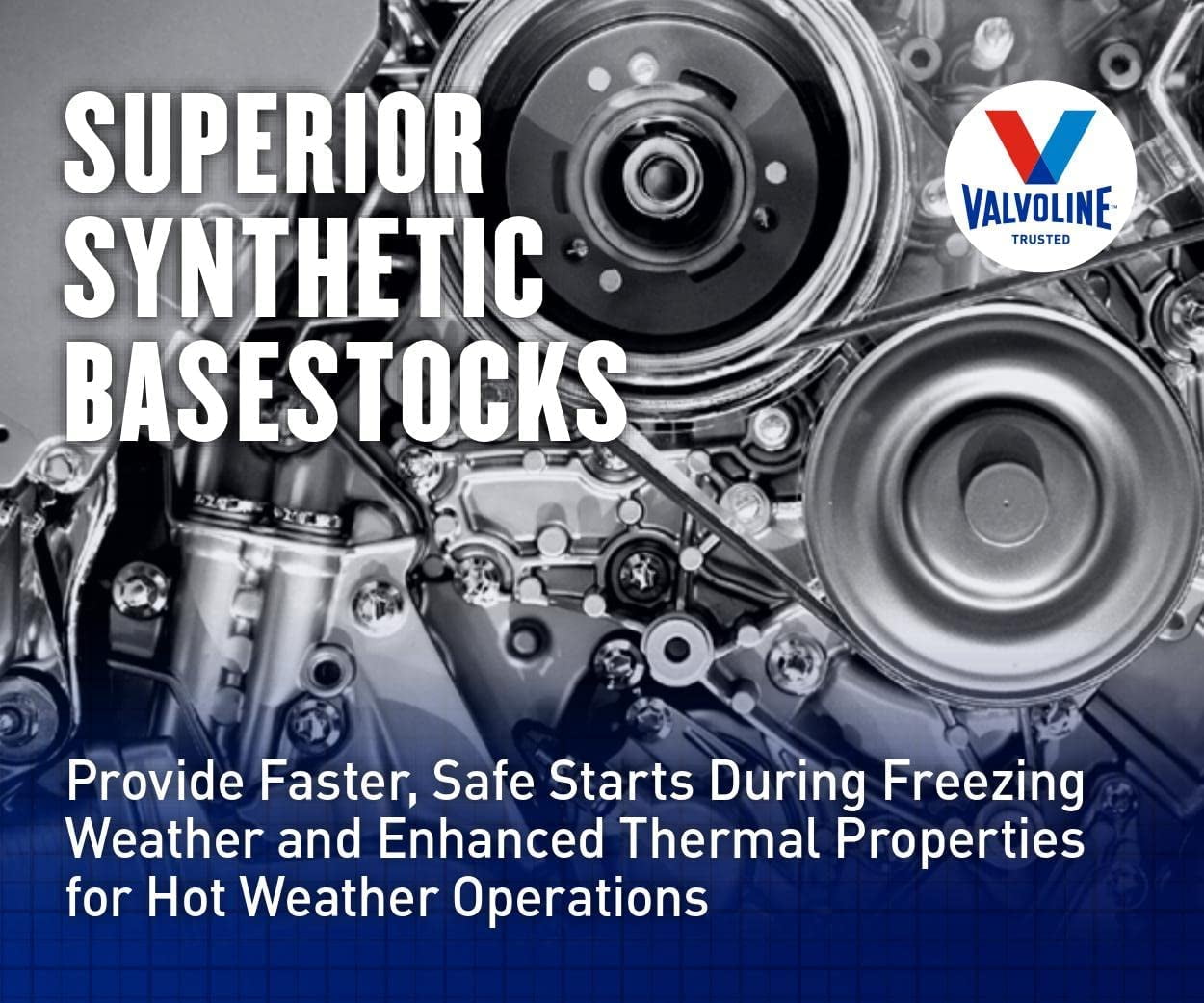 Valvoline Premium Blue Extreme 5W-40 Full Synthetic Heavy Duty Engine Oil, 1 Gallon