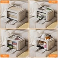 thumbnail image 4 of Caja de Almacenamiento de Ropa: 2PCS 66L Bolsa de Almacenamiento - Cajas Organizadoras para Clósets con Reforzada y Ventana, Bolsas para Ropa, Guardar Cobijas y Edredones (2), 4 of 4