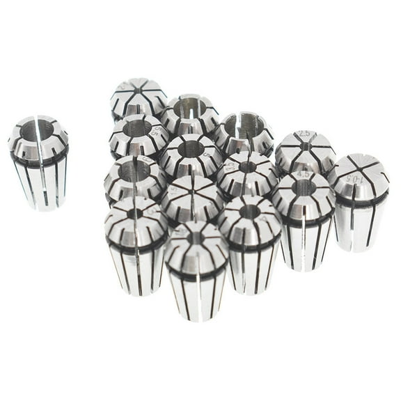 15PCS ER11 Spring Collet Set, 1/16-3/4 High Precision Mill Collets Sets
