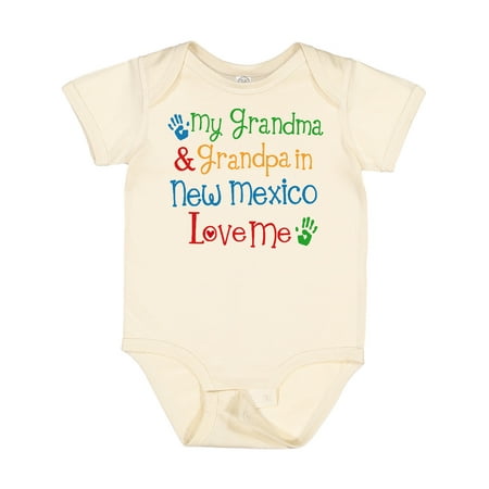 

Inktastic Newe Mexico Grandma Loves Me Gift Baby Boy or Baby Girl Bodysuit