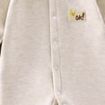 thumbnail image 4 of CAUYDY Preemie Boys Bodysuit Baby Clothes 3 6 9 Months 1T 2T Newborn Long Sleeve Romper Fall Winter Infant Boy Pajamas Toddler Sleepers Yellow for Sizes 3-6 Months, 4 of 4