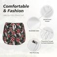 thumbnail image 6 of Lsque Autumn Forest Mushrooms Printed Women's Running Shorts with Liner Pockets,Elastic Quick Dry Workout Athletic Gym Yoga Shorts,Womens High Waist Shorts-Large, 6 of 9