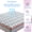 Milk White + Foam+Spring + Queen + Foam+2, variant on Alwyn Home 12 Inch Medium Hybrid Innerspring Mattress in a Box CertiPUR US Certified Pocket Spring Pressure Relief Motion Isolation