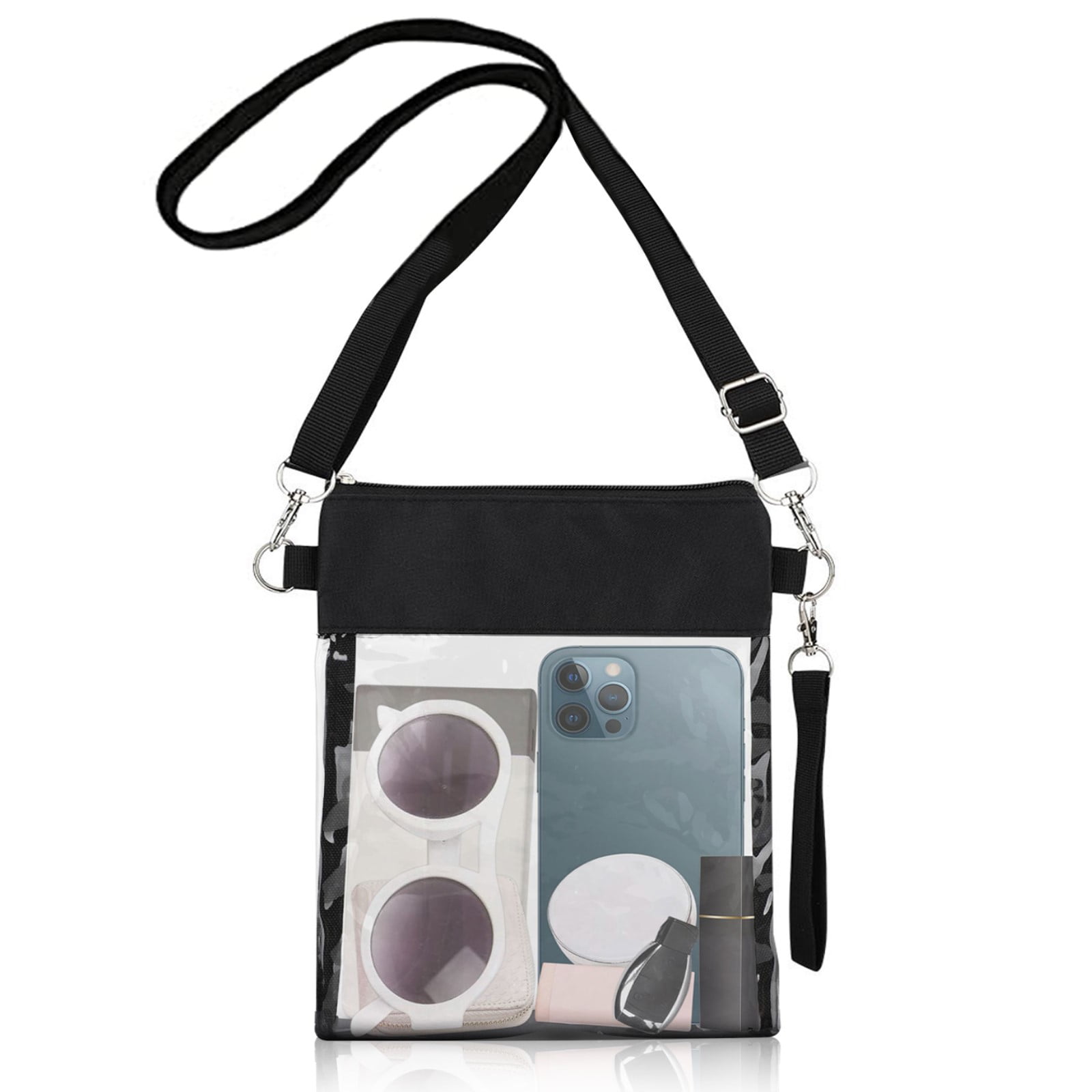 Small Square Phone Shoulder Bag Outdoor Stadium Approved 