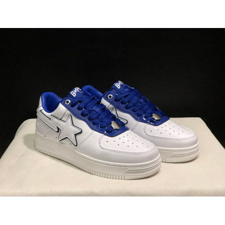 

BAPE Men s and Women s Sneakers Classic Ape Head logo Lightning Star Graphic Leather sneakers Couple skate shoes