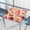 Cherries Cupcake Pattern, variant on Watermelon Ice Lolly Square Fitted Table Cover Elastic Tablecloth Reusable Waterproof Fabric Table Cloth for Dining Kitchen Party Indoor Outdoor, 34X34 Inch