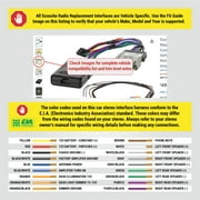 Scosche Wiring Harness Compatible w/ 2000-13 General Motors Retains Steering Controls GM2000SW-WM1