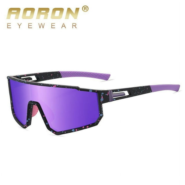 Xihbxyly Gafas de Sol Deportivas, Gafas Polarizadas para Exteriores, Gafas de Ciclismo Modernas y Coloridas, Montura Ligera, Ideales para Actividades de Béisbol, Golf y Running, El Regalo Perfecto pa