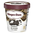 thumbnail image 6 of Haagen Dazs Cookies and Cream Ice Cream, Kosher, 14oz, 6 of 11
