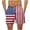 #214-Multicolor, variant on Ceisia Men's Summer Tropical Print Elastic Waist Drawstring Pockets Quick Dry Beach Swim Trunks Casual Shorts Gifts for Father Multicolor L