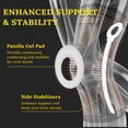thumbnail image 3 of Copper Knee Brace Compression Sleeve for Knee Pain, Knee Support Band with Patella Pad and Lateral Stabilizers for Meniscus Tears, 3 of 6