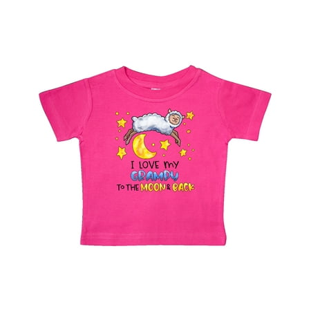 

Inktastic I Love my Grampy to the Moon and Back Cute Sheep Gift Baby Boy or Baby Girl T-Shirt