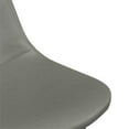 thumbnail image 3 of Pemberly Row Modern Vegan Leather Side Chairs (Set of 2) in Slate, 3 of 7