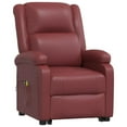 thumbnail image 6 of vidaXL Power Lift Massage Recliner Faux Leather Chair for Elderly Multi Colors, 6 of 14
