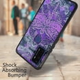 thumbnail image 3 of DALUX MetKase Hybrid Slim Phone Case Cover Compatible with Cricket Dream 5G / Innovate 5G / AT&T Radiant Max 5G (2021) - Purple Dragon, 3 of 3