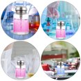 Tersarium 2pcs Empty Glass Bottles Alcohol Dispenser Bottles Pressing