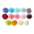 thumbnail image 1 of Flores artificiales, 10 cabezas de flores de seda, ramo de flores de crisantemo 10 colores, 1 of 7
