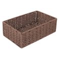 thumbnail image 5 of PAMINGONO 1Pcs Woven Sundries Organizer for Organizers in Closet Bathroom Coffee 11.59X7.27X3.93in, 5 of 8