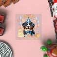 thumbnail image 4 of Watercolor Bernese Mountain Dog Happy Birthday Celebration Balloons Gift Party Cutout Transfer Sticker Berner Lover Gifts Transparent Decal Art Decor - 00028, 4 of 5