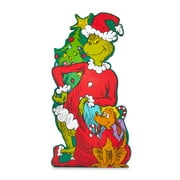 Dr. Seuss' The Grinch Who Stole Christmas, Grinch Holiday Door Greeter, 30 inches Tall, MDF, Multi-Color