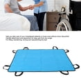 thumbnail image 6 of Multipurpose Positioning Bed Pad with Reinforced Handles - Reusable Washable Hemiplegic Patient Sheet for Turning, Lifting & Repositioning - Double-Sided Nylon Fabric, 6 of 9
