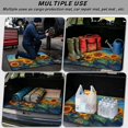 thumbnail image 3 of Bulopur All‑Weather Cargo Liner 29"x39" Sunflower Sunset Field Car Trunk Mat, Stain‑Resistant Art Rear Trunk Cover, 3 of 7