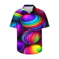 thumbnail image 4 of Qiopertar Liquidation à Moins de 5$ Mode Hommes Chemise à Manches Courtes Col Rabattu en Solde Accès Anticipé, 4 of 5