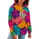 thumbnail image 1 of Sudadera con capucha con estampado de dibujos animados de Hello Kitty de Sanrio, moda Y2K, nueva sudadera informal de gran tamaño estilo Harajuku para mujer, top de primavera Kawaii para mujer, 1 of 1