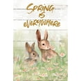 thumbnail image 2 of Diannart 11x14 White Modern Wood Framed Museum Art Print Titled - Spring Is Everywhere, 2 of 4