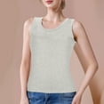 thumbnail image 7 of Wiyuqeen Womens Tank Tops Sleeveless Camisoles Crew Neck Solid Color Camis Yoga Slim Fit Tanks Plus Size Summer Stretchy Tanks, 7 of 7