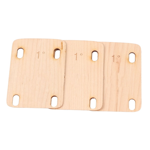 Electric Guitar Neck Shim, Maple Wood, Shock And Sound Absorption, Extending The Lifespan, Multi Functional Design, Suitable For Various Guitar Models And Sizes