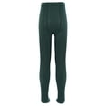 thumbnail image 2 of TiaoBug Baby Girls Tights Thick Leggings Cotton Stockings Pantyhose Warm Pants Knee High Sock Blackish Green 8-11, 2 of 7