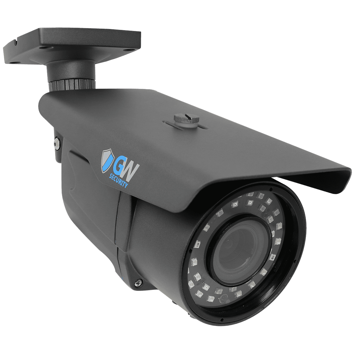 GW 8MP 2160p 4K 2.8-12mm Varifocal Zoom Waterproof Bullet IP PoE Security Camera 