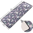 thumbnail image 2 of Dreamtimes Spring Cranes Flowers Hallway Runner Rug 2'x6' Kitchen Rug with Rubber Backing Cartoon Florals Non Slip Entryway Rug Runner Washable Soft Area Rug for Hallway Bedroom Kitchen Decor, 2 of 6