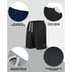thumbnail image 2 of Shorts deportivos NY Threads, paquete de 5, talla grande, secado rápido, con bolsillos, 2 of 6