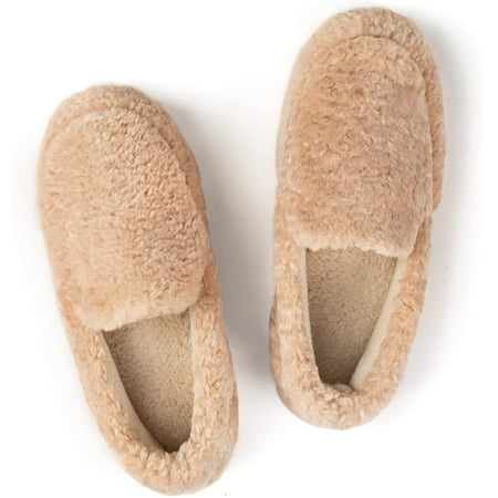

RockDove Women s Lillian Faux Fur Moc Slipper