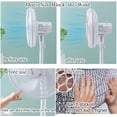thumbnail image 4 of LAICAIW 2 Pack-18" Fan Safety Protection Cover,Kid Children Finger Protect Fan Net Guard,Washable Pedestal Fan Dustproof Cover,Summer Home Fan Safety Dust Cover for Parents of Toddlers(1pcs/Black+1pc, 4 of 7