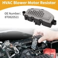 thumbnail image 2 of Unique Bargains HVAC Blower Motor Resistor Heater Blower Resistor No.8T0820521 for Audi A5 2007-2016 Plastic Metal 1 Pc, 2 of 6