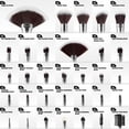 thumbnail image 6 of 18-32Pcs Makeup Brushes set profession Cosmetic Concealer eyelashes Powder Blush Soft Fluffy Blending Brush Beauty Toolsdasndobo 24pcs purple, 6 of 6