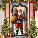 thumbnail image 4 of Decoraciones navideñas, adornos navideños, regalos de Navidad. Cortina de puerta navideña con Papá Noel. Decoración para fiestas navideñas. Cortina de puerta decorativa. Decoración para colgar en la p, 4 of 6