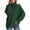 Green, variant on Domzest Womens Turtleneck Sweater Chunky Cable Knit Pullover Sweaters Long Sleeve Loose Fit Fall Winter Jumper Top White XXL
