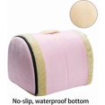 thumbnail image 4 of Cat Bed 2-in-1 Foldable Pet Bed for Cats and Small Dogs Pet Tent Cave Bed, Crystal Velvet Indoor Outdoor, Pink 42*36cm, 4 of 4