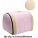 thumbnail image 4 of Cat Bed 2-in-1 Foldable Pet Bed for Cats and Small Dogs Pet Tent Cave Bed, Crystal Velvet Indoor Outdoor, Pink 42*36cm, 4 of 4