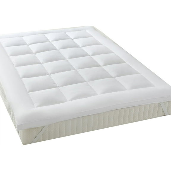 MMZP Mattress Topper, Twin-XL, 2 Inches Hypoallergenic Overfilled Down Alternative Anchor Bands Mattress Topper