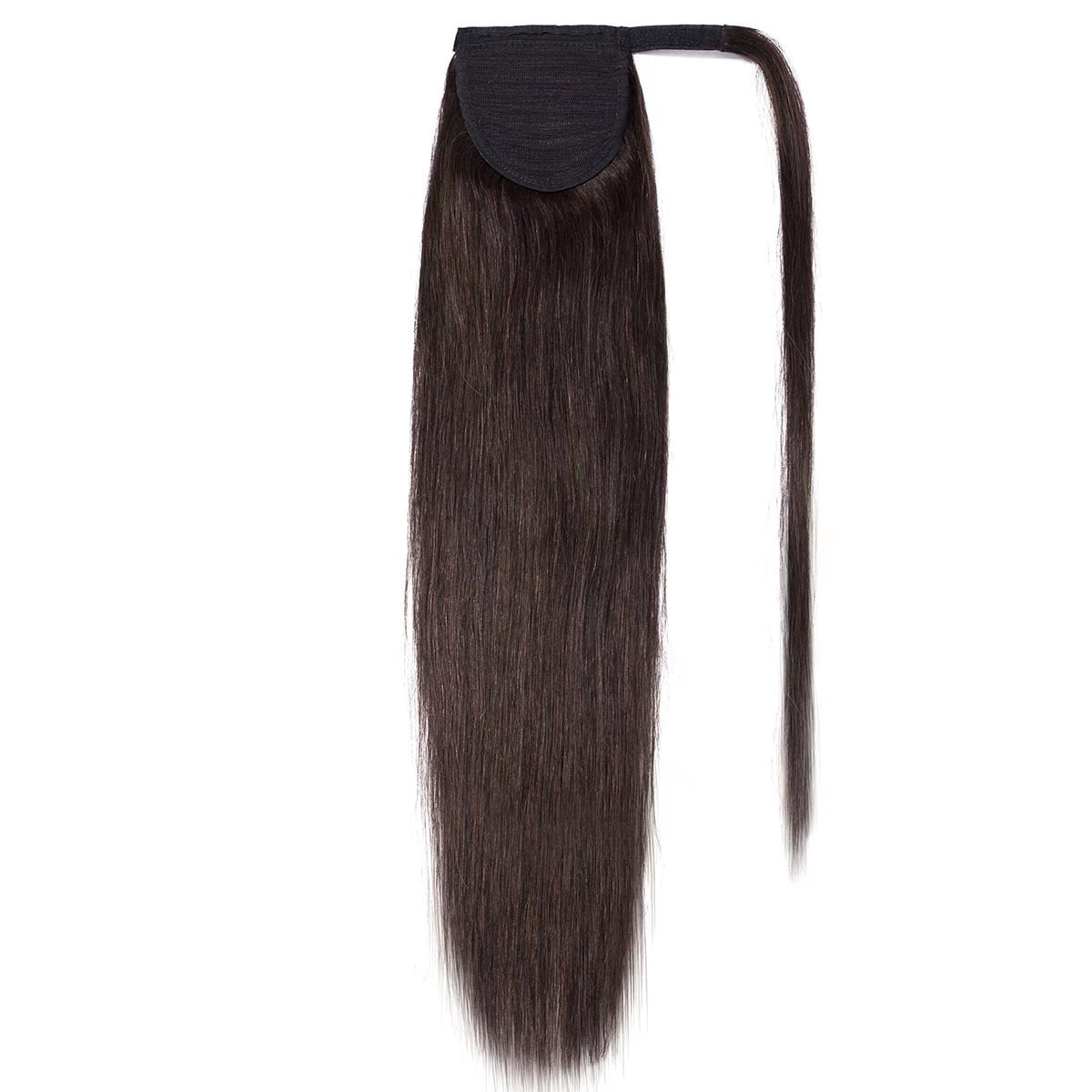 MY-LADY Women Clip in Ponytail Thick 100% Remy Human Hair Extensions Warp Around One piece Hairpiece Straight