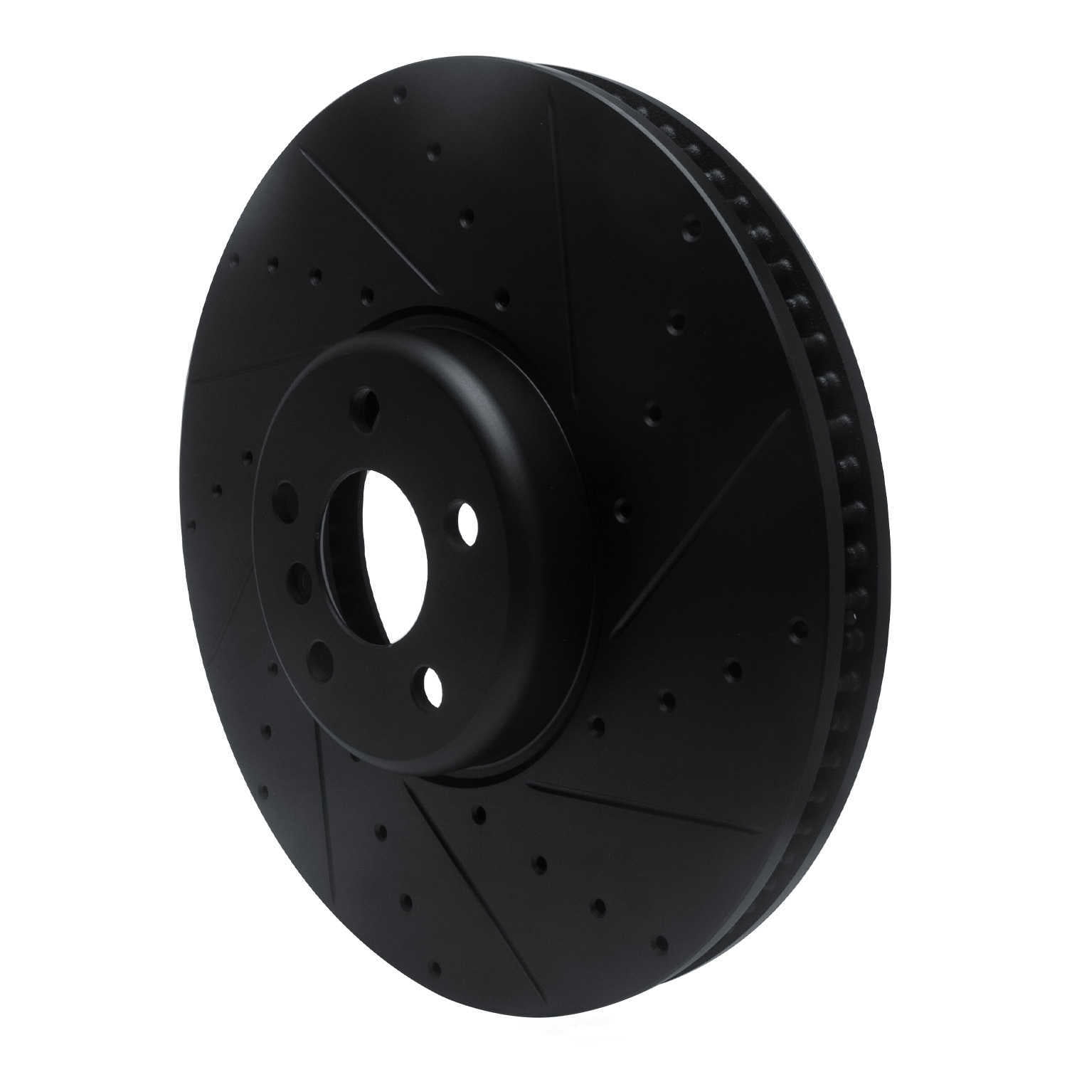 Dynamic Friction Company 633-31131D DFC Brake Rotor - Drilled And Slotted - Black
