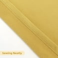 thumbnail image 6 of DriftAway Velvet Waterfall Draped Curtain Valance for Living Room Boho Super Soft Home Decoration with Handmade Tassels for Kitchen Single Window Drape for Bedroom W59XL48 Inches Gold Yellow, 6 of 8