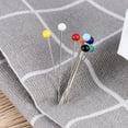 thumbnail image 4 of HEALEEP 250Set Glass Head Pin for Buttons Steel Round Head Artisans Wedding Decoration, 4 of 7